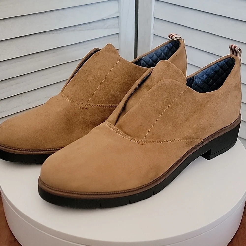 Dr. Scholl's Women's Glisten Tan Suede Loafers Size 10M - Picture 3 of 15